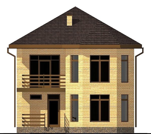 9. Проект дома B-284 Екстерьер Проект дома B-284 - фото 9