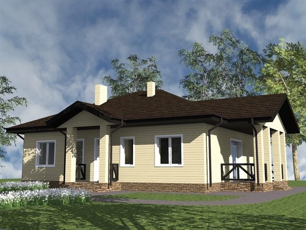 3. Проект дома B-286 Екстерьер Проект дома B-286 - фото 3