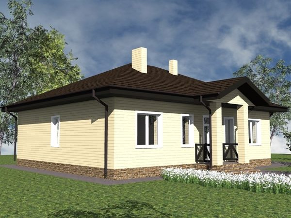 8. Проект дома B-286 Екстерьер Проект дома B-286 - фото 8
