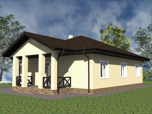 10. Проект дома B-286 Екстерьер Проект дома B-286 - фото 10