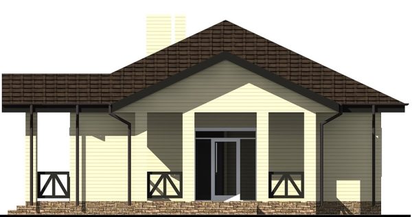 17. Проект дома B-286 Екстерьер Проект дома B-286 - фото 17