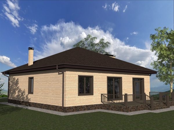 3. Проект дома B-287 Екстерьер Проект дома B-287 - фото 3