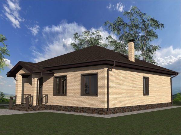 13. Проект дома B-287 Екстерьер Проект дома B-287 - фото 13