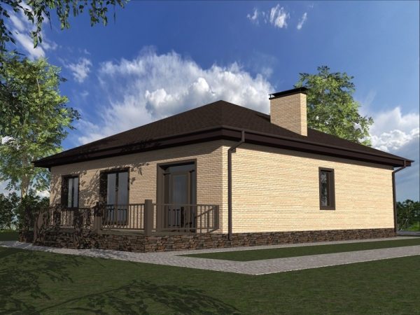 20. Проект дома B-287 Екстерьер Проект дома B-287 - фото 20