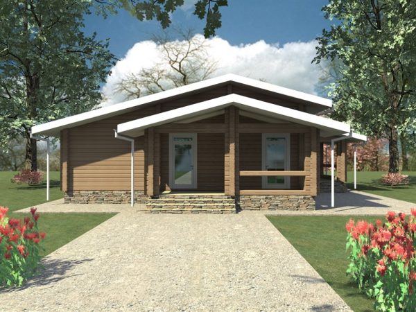3. Проект дома B-288 Екстерьер Проект дома B-288 - фото 3