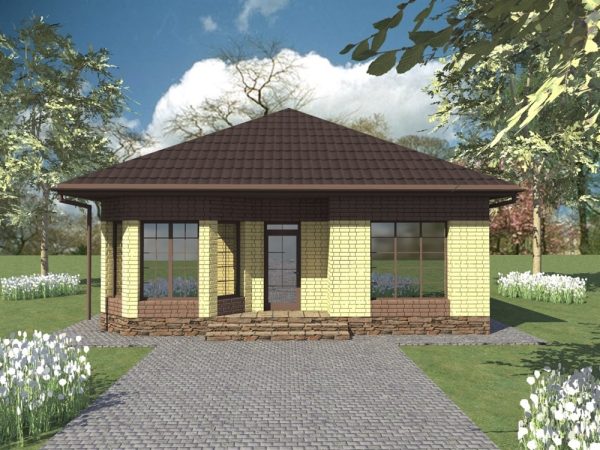 13. Проект дома B-292 Екстерьер Проект дома B-292 - фото 13