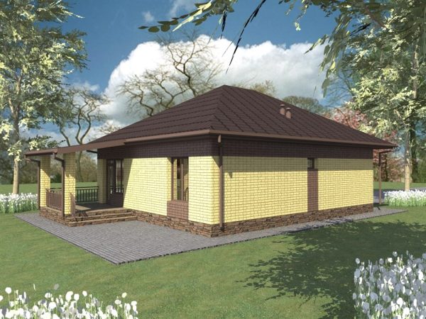 15. Проект дома B-292 Екстерьер Проект дома B-292 - фото 15