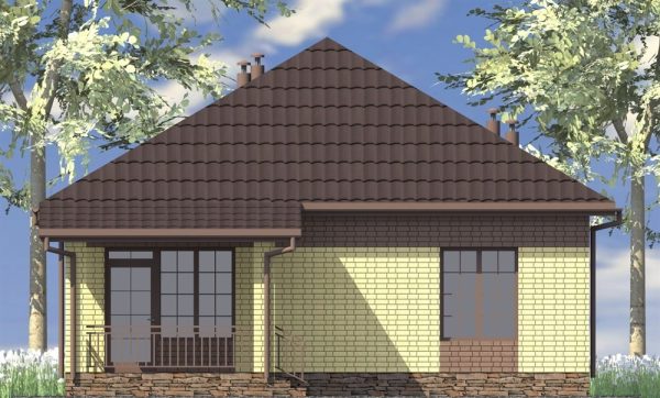 16. Проект дома B-292 Екстерьер Проект дома B-292 - фото 16