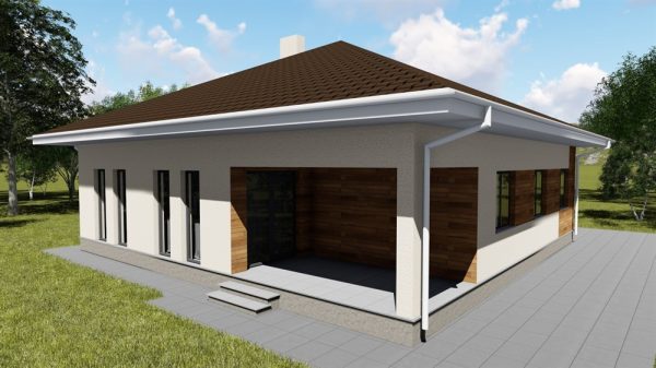 14. Проект дома B-293 Екстерьер Проект дома B-293 - фото 14