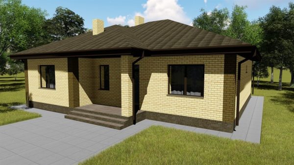 17. Проект дома B-295 Екстерьер Проект дома B-295 - фото 17