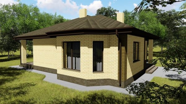 20. Проект дома B-295 Екстерьер Проект дома B-295 - фото 20