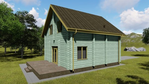 4. Проект дома B-296 Екстерьер Проект дома B-296 - фото 4