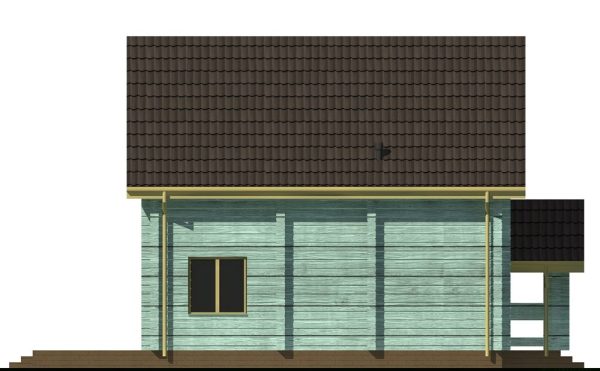 9. Проект дома B-296 Екстерьер Проект дома B-296 - фото 9