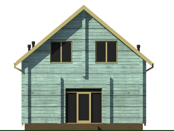 10. Проект дома B-296 Екстерьер Проект дома B-296 - фото 10