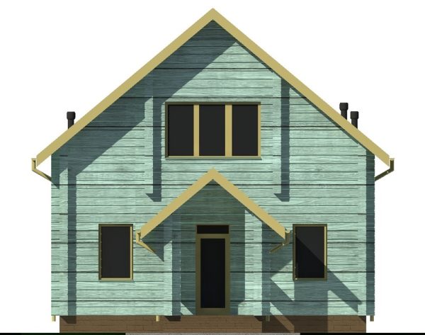 11. Проект дома B-296 Екстерьер Проект дома B-296 - фото 11