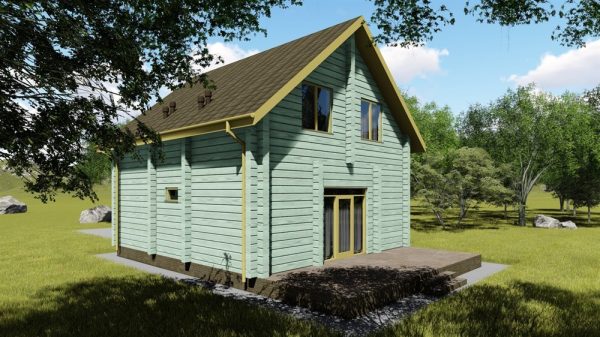 17. Проект дома B-296 Екстерьер Проект дома B-296 - фото 17