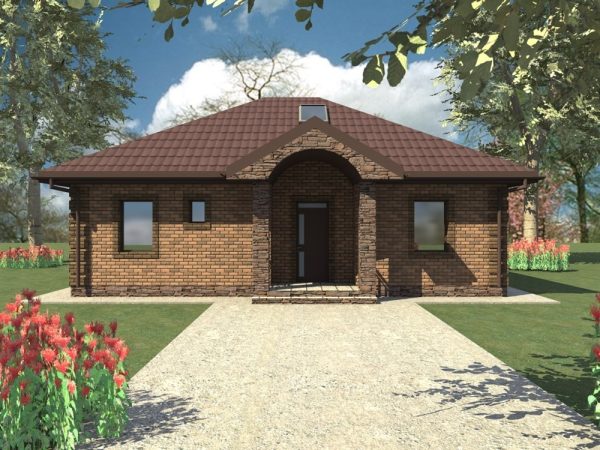 20. Проект дома B-299 Екстерьер Проект дома B-299 - фото 20