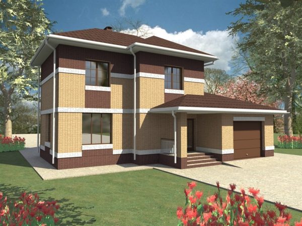 1. Проект дома B-300 Екстерьер Проект дома B-300 - фото 1