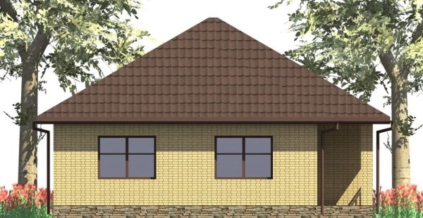 8. Проект дома B-302 Екстерьер Проект дома B-302 - фото 8