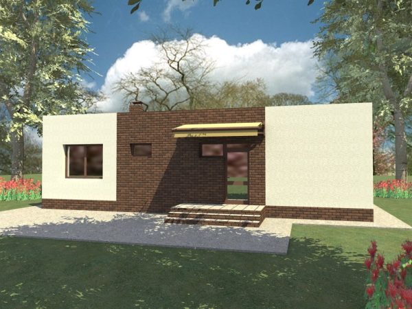 1. Проект дома B-303 Екстерьер Проект дома B-303 - фото 1