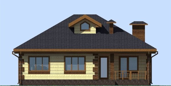 7. Проект дома B-304 Екстерьер Проект дома B-304 - фото 7