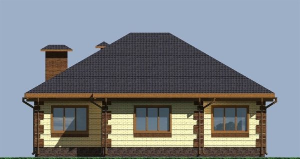 8. Проект дома B-304 Екстерьер Проект дома B-304 - фото 8