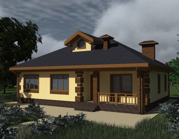 15. Проект дома B-304 Екстерьер Проект дома B-304 - фото 15