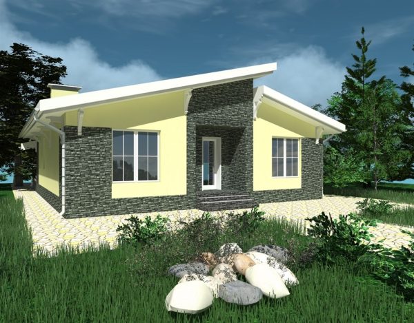 4. Проект дома B-305 Екстерьер Проект дома B-305 - фото 4