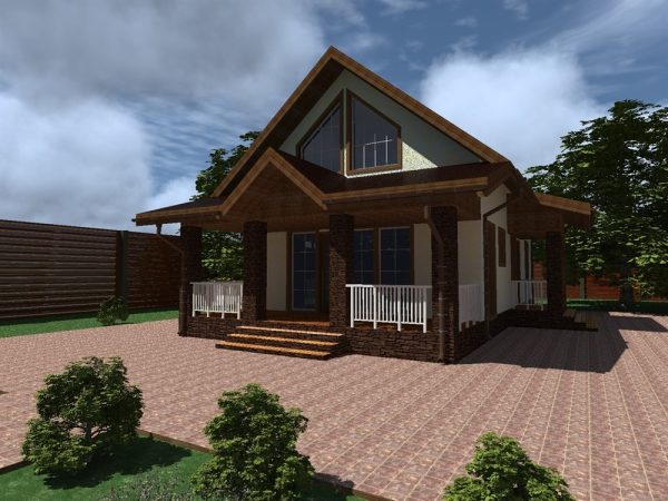 3. Проект дома B-306 Екстерьер Проект дома B-306 - фото 3