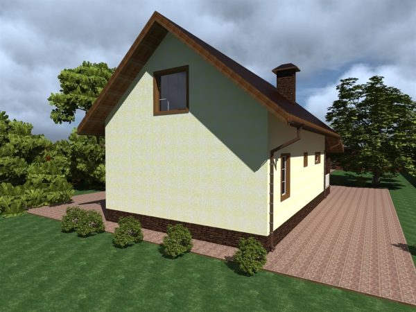 8. Проект дома B-306 Екстерьер Проект дома B-306 - фото 8