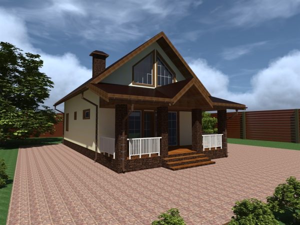 12. Проект дома B-306 Екстерьер Проект дома B-306 - фото 12