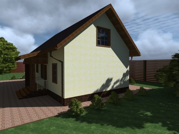 14. Проект дома B-306 Екстерьер Проект дома B-306 - фото 14