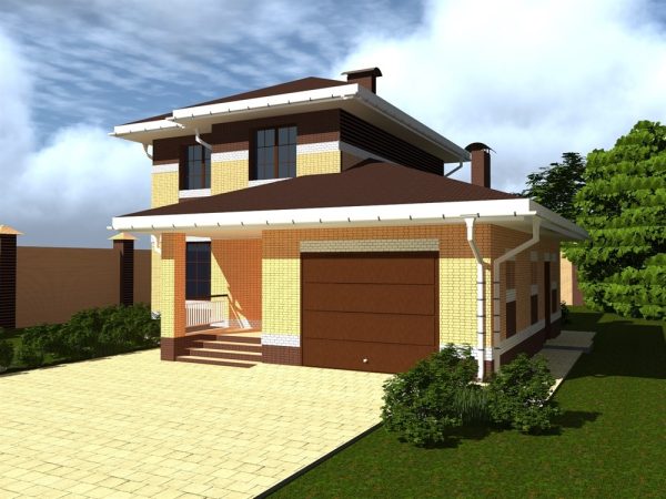 8. Проект дома B-307 Екстерьер Проект дома B-307 - фото 8