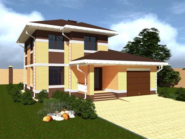 19. Проект дома B-307 Екстерьер Проект дома B-307 - фото 19