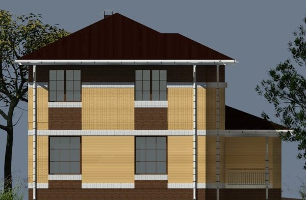 4. Проект дома B-308 Екстерьер Проект дома B-308 - фото 4