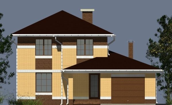 6. Проект дома B-308 Екстерьер Проект дома B-308 - фото 6