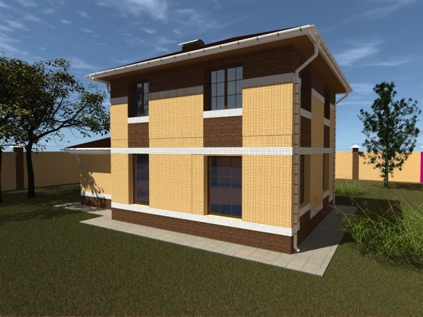 8. Проект дома B-308 Екстерьер Проект дома B-308 - фото 8