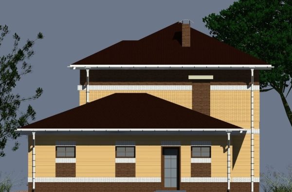 9. Проект дома B-308 Екстерьер Проект дома B-308 - фото 9