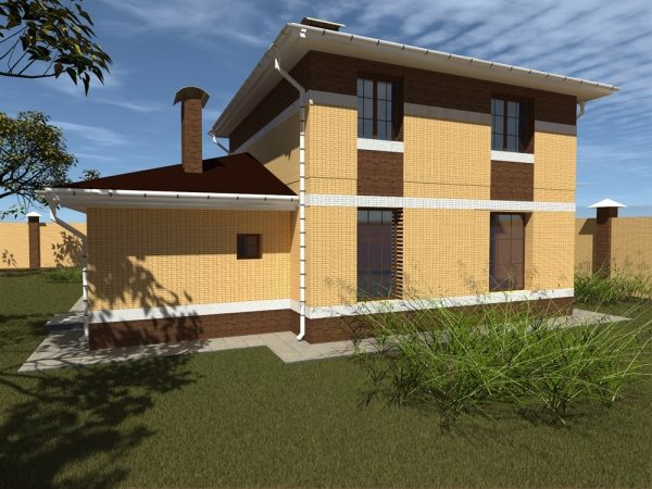 12. Проект дома B-308 Екстерьер Проект дома B-308 - фото 12