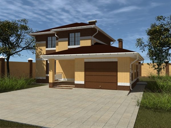 15. Проект дома B-308 Екстерьер Проект дома B-308 - фото 15