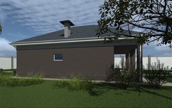 16. Проект дома B-309 Екстерьер Проект дома B-309 - фото 16