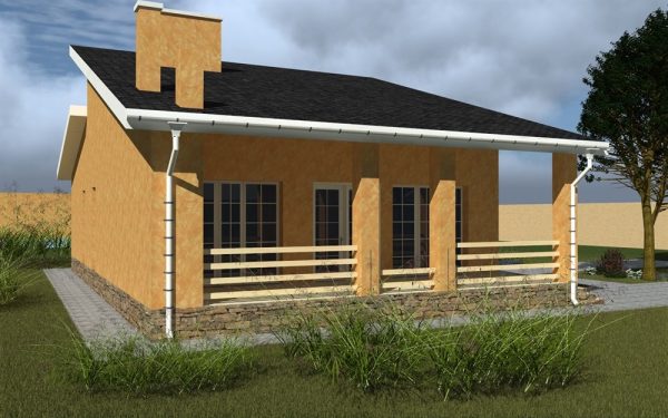 4. Проект дома B-310 Екстерьер Проект дома B-310 - фото 4