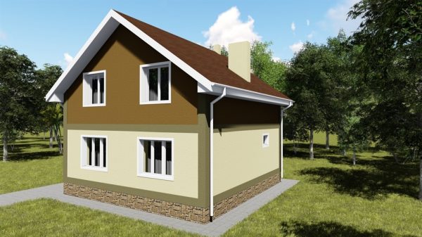 8. Проект дома B-311 Екстерьер Проект дома B-311 - фото 8