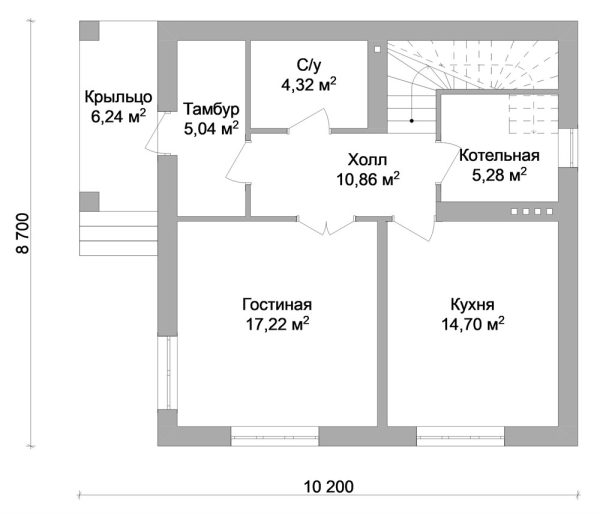 11. Проект дома B-311 Екстерьер Проект дома B-311 - фото 11