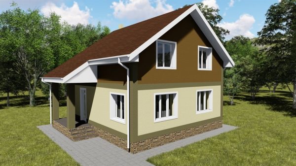 18. Проект дома B-311 Екстерьер Проект дома B-311 - фото 18