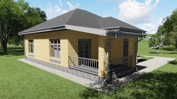 1. Проект дома B-312 Екстерьер Проект дома B-312 - фото 1