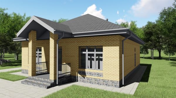 2. Проект дома B-312 Екстерьер Проект дома B-312 - фото 2