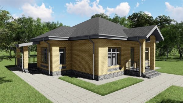 13. Проект дома B-312 Екстерьер Проект дома B-312 - фото 13