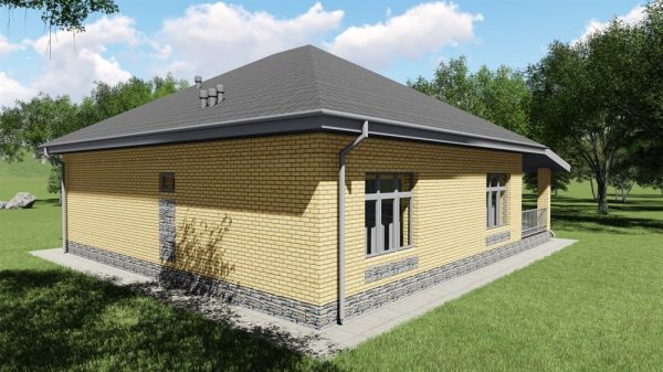 18. Проект дома B-312 Екстерьер Проект дома B-312 - фото 18