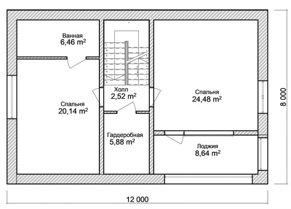 5. Проект дома B-313 Екстерьер Проект дома B-313 - фото 5